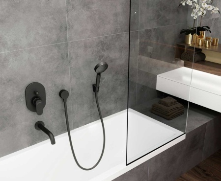 Hansgrohe Vernis Shape Смеситель для ванны однорычажный скрытого монтажа хром 71458000