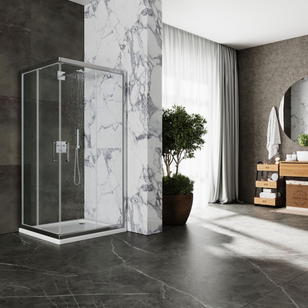 Душевой уголок Roxen Caspia 55060-90 (90*90*195)