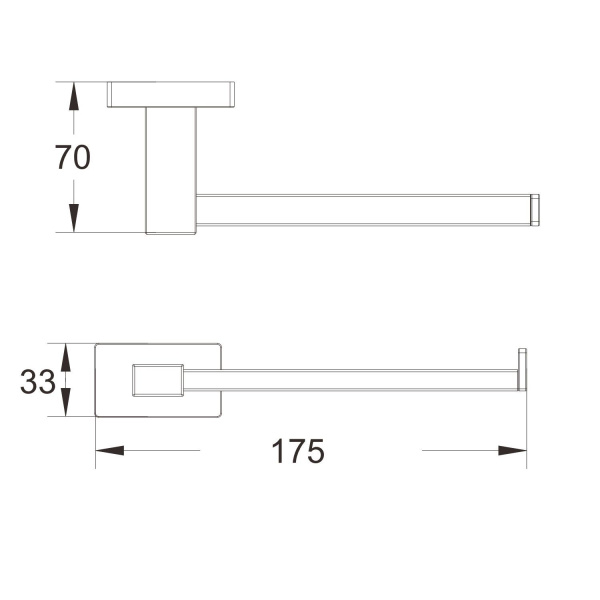 Держатель для туалетной бумаги Shevanik SG5615G, золотой сатин