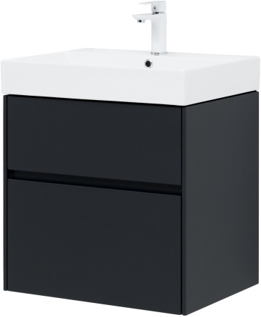 Тумба под раковину Aquanet Бруклин 60 антрацит матовый