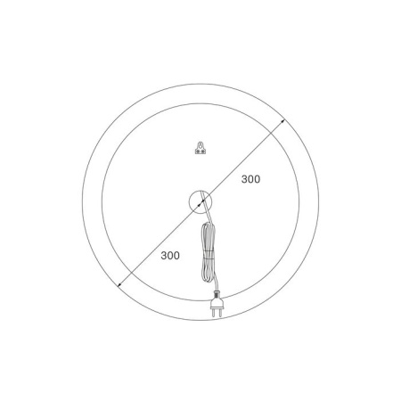 Зеркало IDDIS с подсветкой EsperE 60 см SP600Ri98