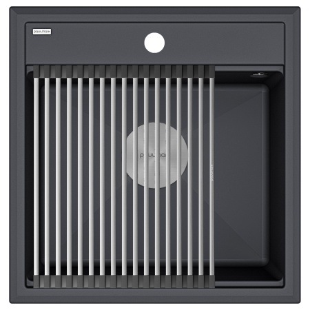 Мойка STEPIA 50, IT-GRANIT, PM115051-AN, антрацит, 500х510, Paulmark