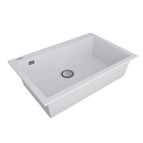 Мойка DECORATION 76, ACRYSTONE, PM937650-WH, WHITE, 760х500 мм, Paulmark