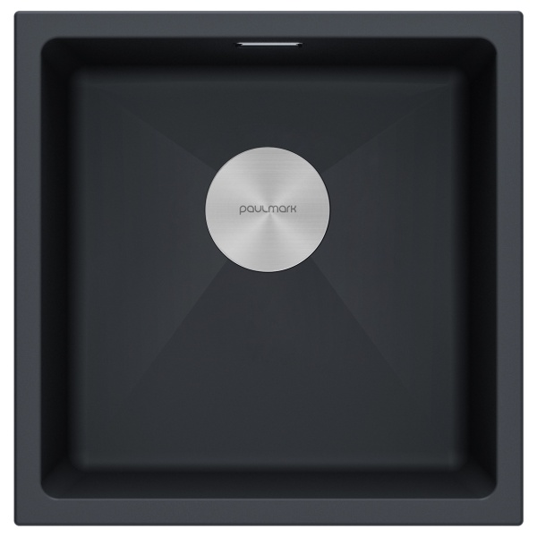 Мойка LUMI 45UNI, IT-GRANIT, LU45-AN, антрацит, 455х460, Paulmark