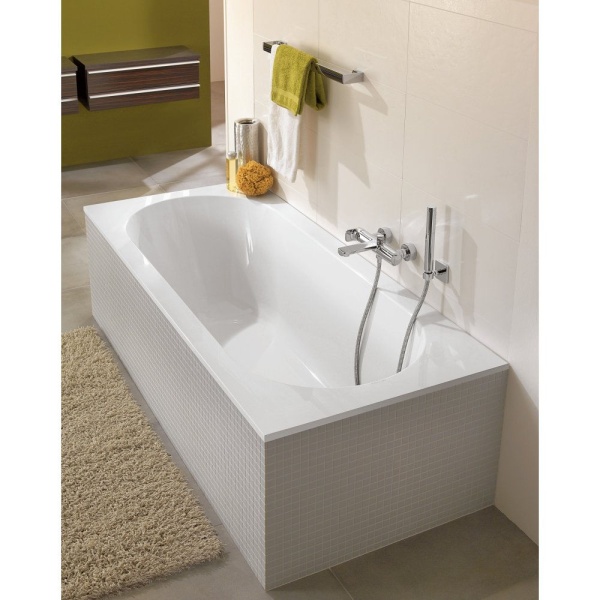 Ванна Villeroy & Boch Oberon 1600 x 750 мм, квариловая, UBQ160OBE2V-01