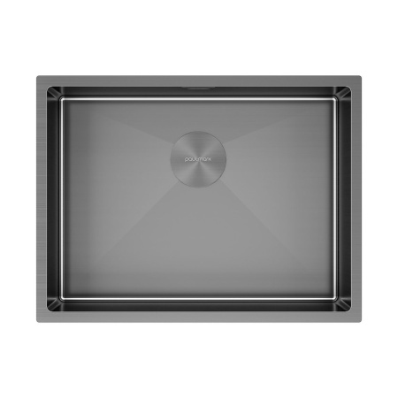 Мойка нерж. сталь NEXT 58 UNI, PM215844-GM, вороненая сталь, 580х440мм, Paulmark 1,2мм