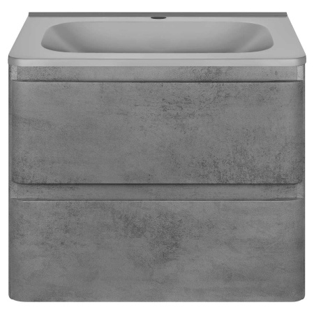 Тумба под раковину Vincea Vico 600 подвесная, 2 выкатных ящика soft close, Beton