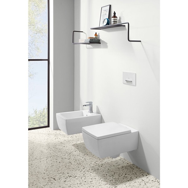 Унитаз Villeroy & Boch Memento 2.0, подвесной, без сиденья, 4633R0R1