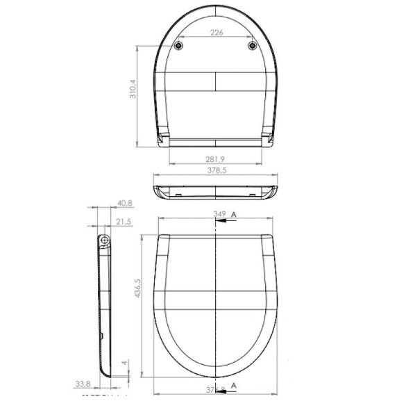 Сиденье для унитаза NATURE DPL EO, S-DS-NTR-DL-t