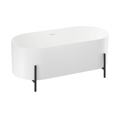 Акриловая ванна в наборе 3 в 1: отдельностоящая ванна, экран, декоративные ножки Wellsee FR.Euphoria 2.0 235501001