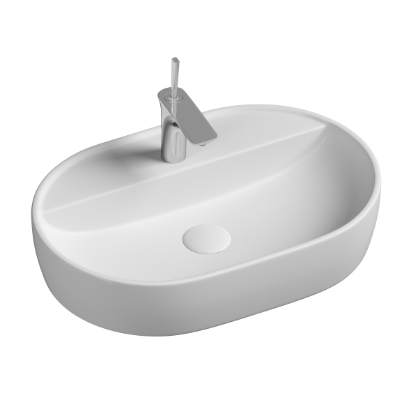 Умывальник Ceramicanova чаша накладная прямоугольная Element 550x450x110мм