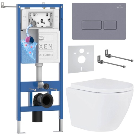 Комплект 6 в 1 RoxenBath StounFix Dual Fresh 966774  (состоит из: 710200, Caspia 410280DG, 530185-02)