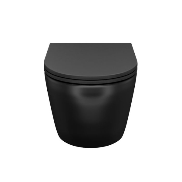 Унитаз подвесной IDDIS Blanco, черный матовый BLAR3BMi25