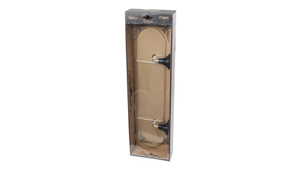 Полка стеклянная Fixsen Luksor FX-71603B