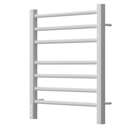 Полотенцесушитель электрический Point PN70756W П7 500x600, диммер слева, белый