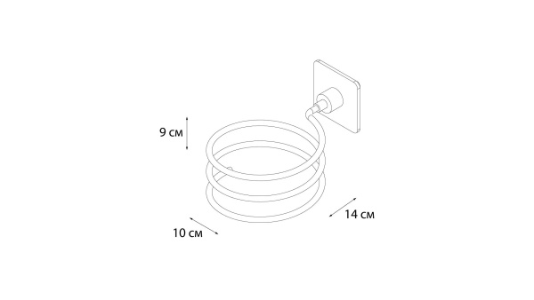 Держатель для фена Fixsen Square FX-93119