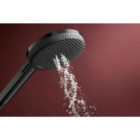 Душевой гарнитур Hansgrohe Raindance Alive Select S 24601340 матовый черный хром 24601340