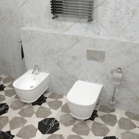 Комплект для подвесного унитаза 5 в 1 Lavinia Boho Relfix 77020048