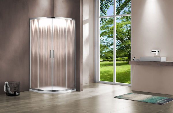 Душевой уголок Vincea Garda VSQ-1G800CH, 800*800, хром, стекло шиншилла