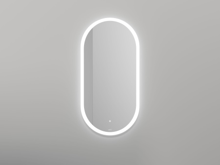 Зеркало для ванной ARMONIA овальное  с двойной LED подсветкой 450*900*25 mm