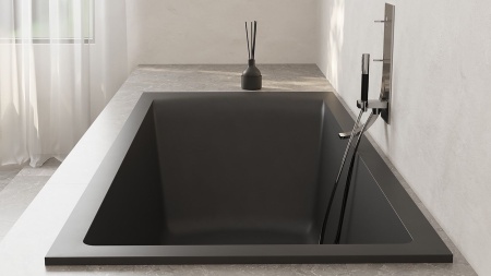 Ванна встраиваемая Salini CASCATA 170x70 покраска по RAL полностью, S-Sense, матовый 104413MF