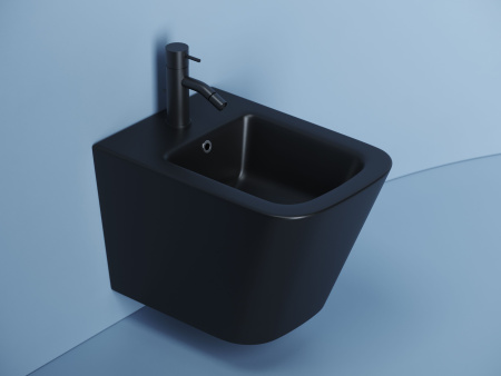 Подвесное биде Ceramicanova Union, черный матовый, CN4010MB