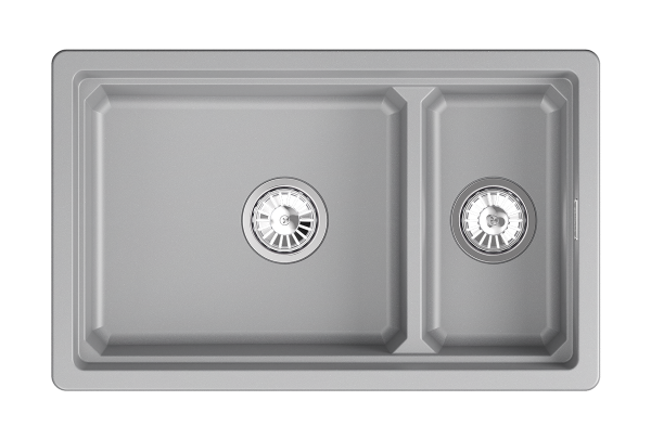 Мойка для кухни Granula Kitchen Space 7304iU алюминиум, 73х45 см, прямоугольная