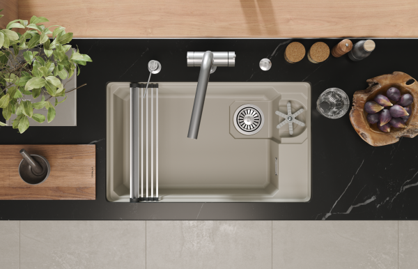 Мойка для кухни Granula Kitchen Space Rinzer 7309RU креман, 73х45 см, прямоугольная