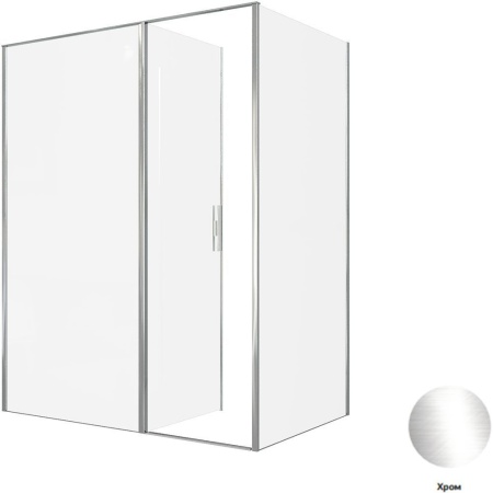 Душевой уголок Allen Brau Priority 160x100 3.31037.00 + 3.31046.00 хром