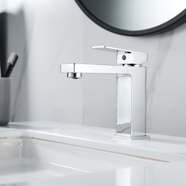 Смеситель для раковины Shevanik S9601, хром