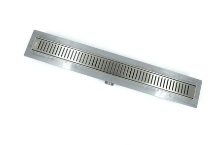 Дренажный канал Timo Smart Plus 70см с решеткой STRIP из нержавеющей стали, SMP-SG70-LS40(DRY)