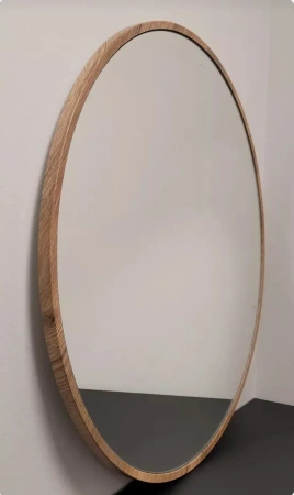 Зеркало EMZE Color Round D70 (дуб)