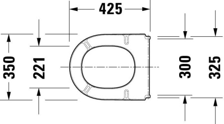 Сиденье для унитаза Duravit Starck 3 0063810000