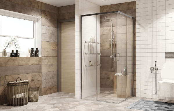 Душевой уголок Ambassador Queen 11011105, квадратный, 100х100 см