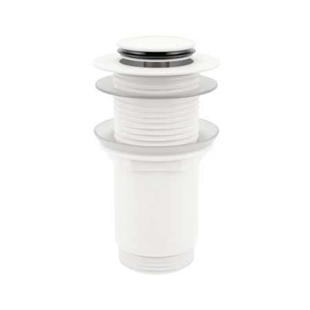 Донный клапан для раковины без перелива Wellsee Drainage System 182138000, латунь, матовый белый