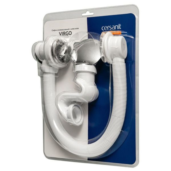 Сифон для ванны Cersanit VIRGO клик клак, 63087