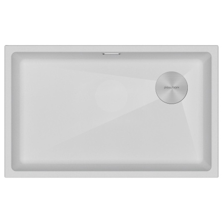 Мойка LUMI 74UNI-SKEW, IT-GRANIT, LU74SK-WH, белый, 740х440, Paulmark