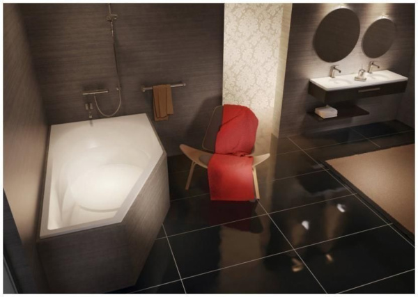 Акриловая ванна Riho Yukon 160x90 L BA3500500000000