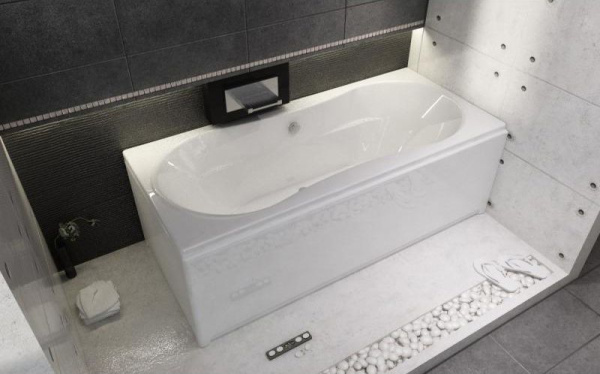Акриловая ванна с усиленным каркасом и сифоном Riho Supreme 180x80 BA5500500000000