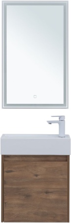 Мебель для ванной Aquanet Nova Lite 50 дуб рустикальный (с дверецей)