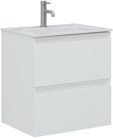 Тумба с раковиной Allen Brau Eclipse 60 1.E1001.WM белый матовый