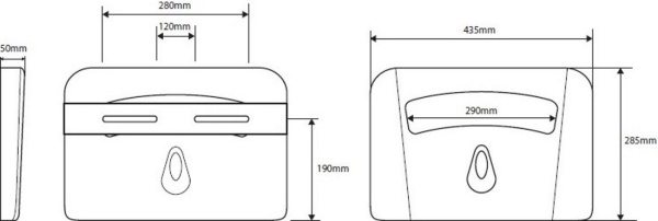 Диспенсер для бумажных салфеток Bemeta Hotel 121103126