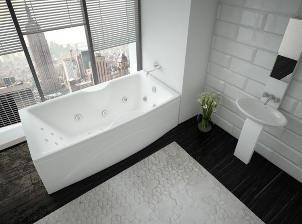 Акриловая ванна Aquatek Феникс 190x90 FEN190-0000024 слив справа, фронтальный экран