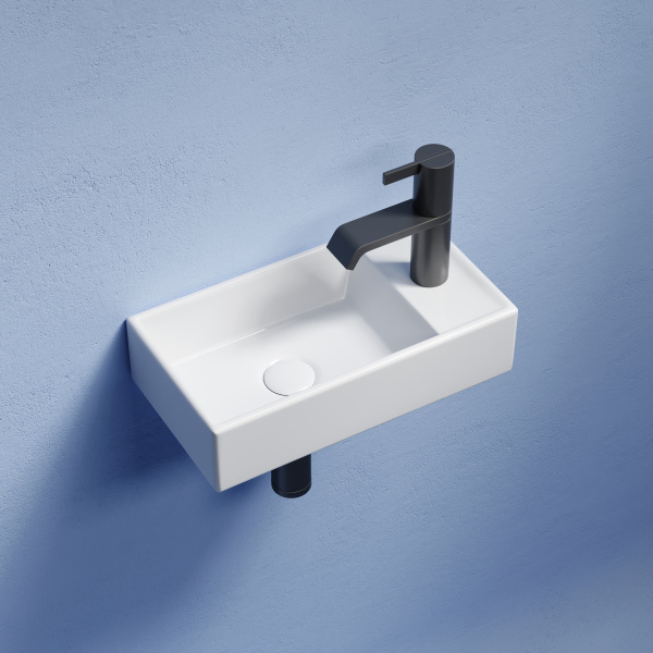 Умывальник Ceramicanova чаша накладная круглая (цвет Белый Матовый) Element 360x360x120мм