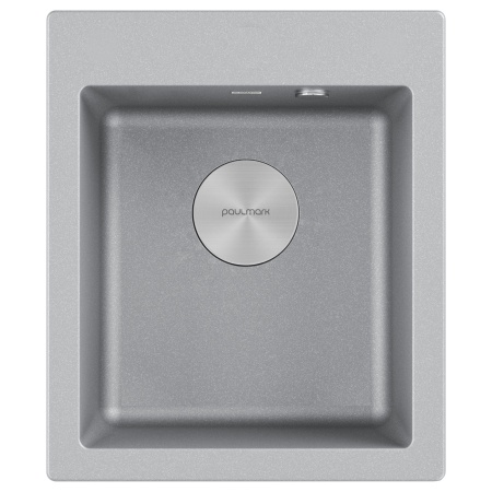 Мойка KANTE 40, IT-GRANIT, PM104249-GRM, серый металлик, 415х490 мм, Paulmark