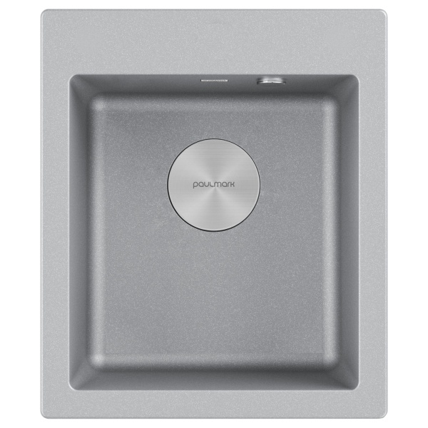 Мойка KANTE 40, IT-GRANIT, PM104249-GRM, серый металлик, 415х490 мм, Paulmark