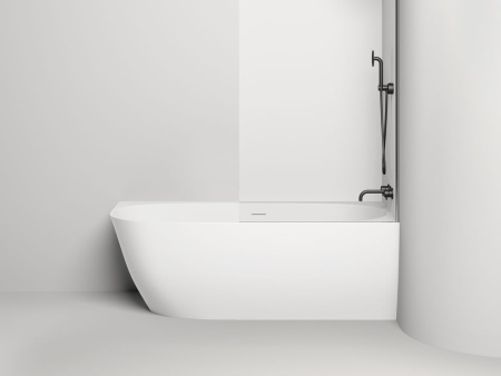 Ванна пристенная угловая Salini SOFIA CORNER R 170x85 покраска по RAL полностью, S-Stone, матовый 102524MF