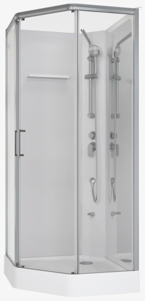 Душевая кабина Aquanet Passion P 2.0 90x90, прозрачное стекло