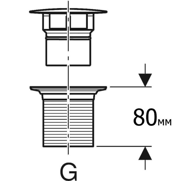 Донный клапан Geberit 152.080.21.1