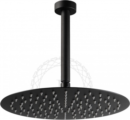 Душевая система скрытого монтажа FILARETE Roun FL1022 (Черный матовый)
